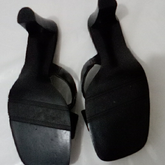 Kasper black square toe mules - Picture 4 of 5